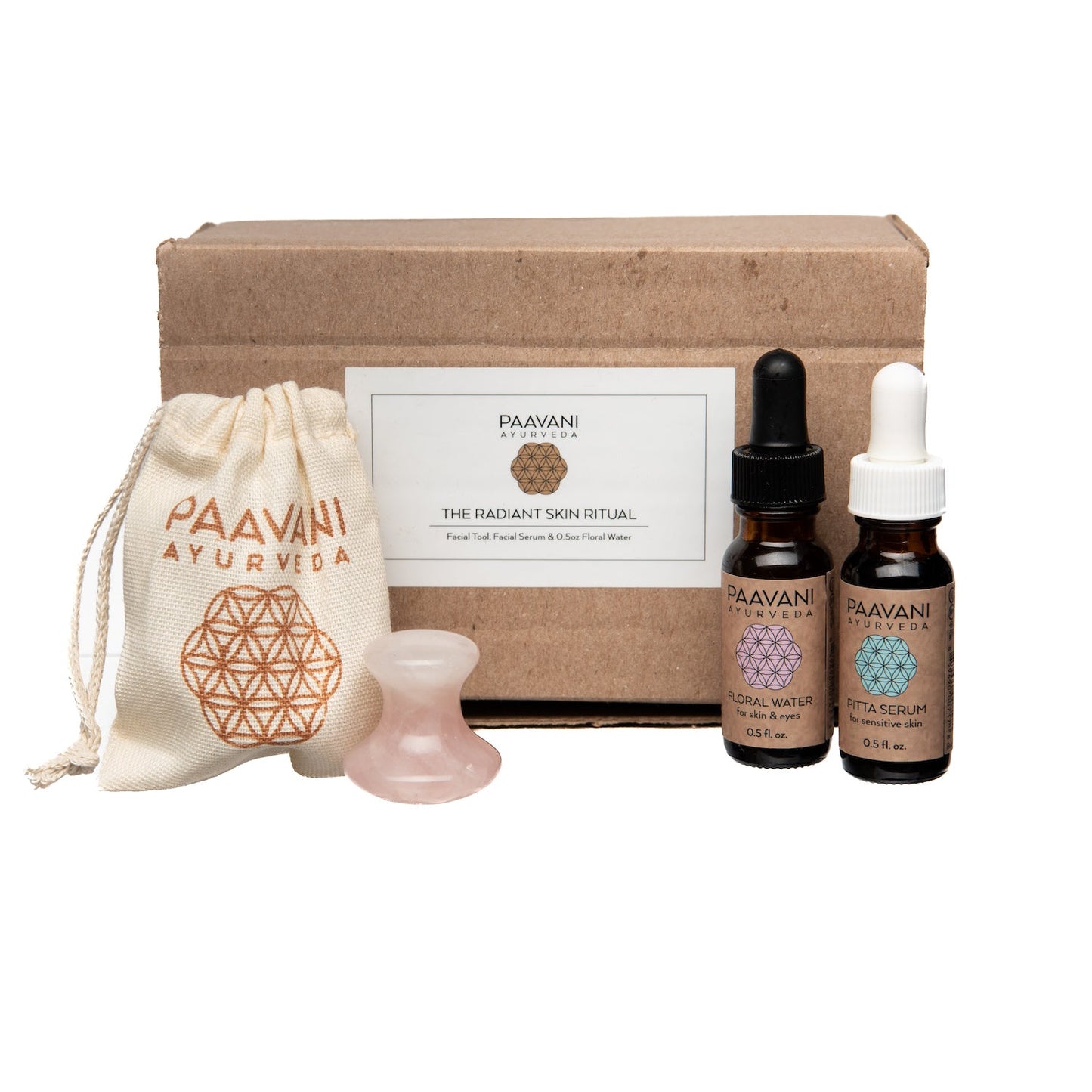 Radiant Skin Ritual | Ayurvedic Rose Quartz Facial Massage Kit-1
