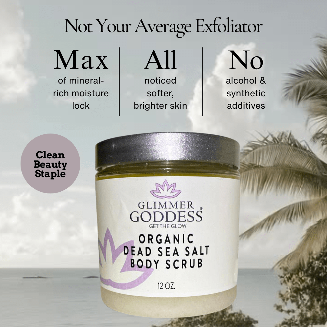Organic Body Scrub with Dead Sea Salt & Shea Butter-1