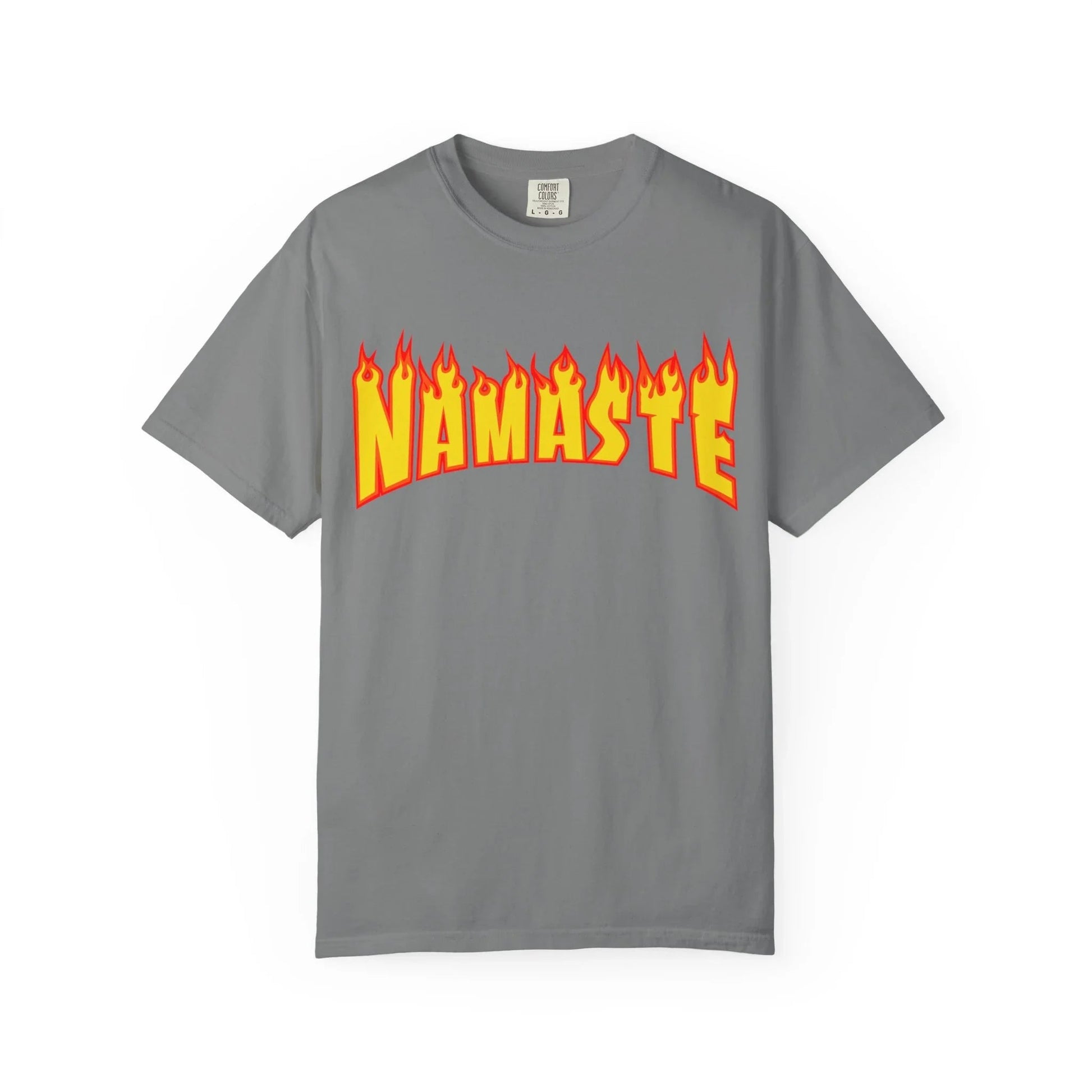 NAMASTE Thrasher Unisex Shirt – Garment-Dyed Organic Cotton Yoga T-Shirt by Yune Yoga-7