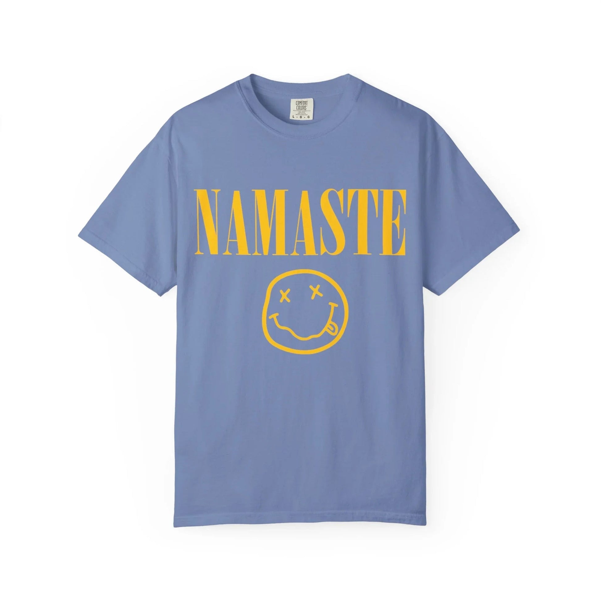 NAMASTE Nirvana Unisex Shirt – Garment-Dyed Organic Cotton Yoga T-Shirt by Yune Yoga-9