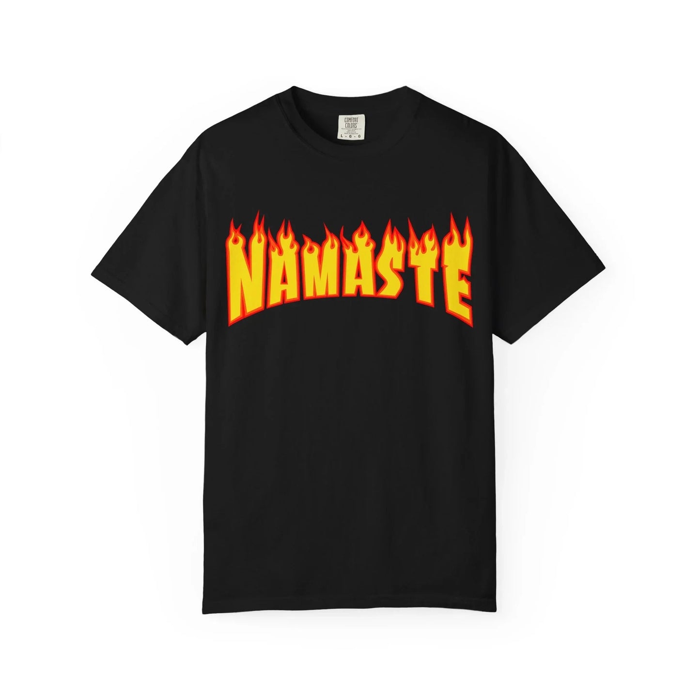 NAMASTE Thrasher Unisex Shirt – Garment-Dyed Organic Cotton Yoga T-Shirt by Yune Yoga-5