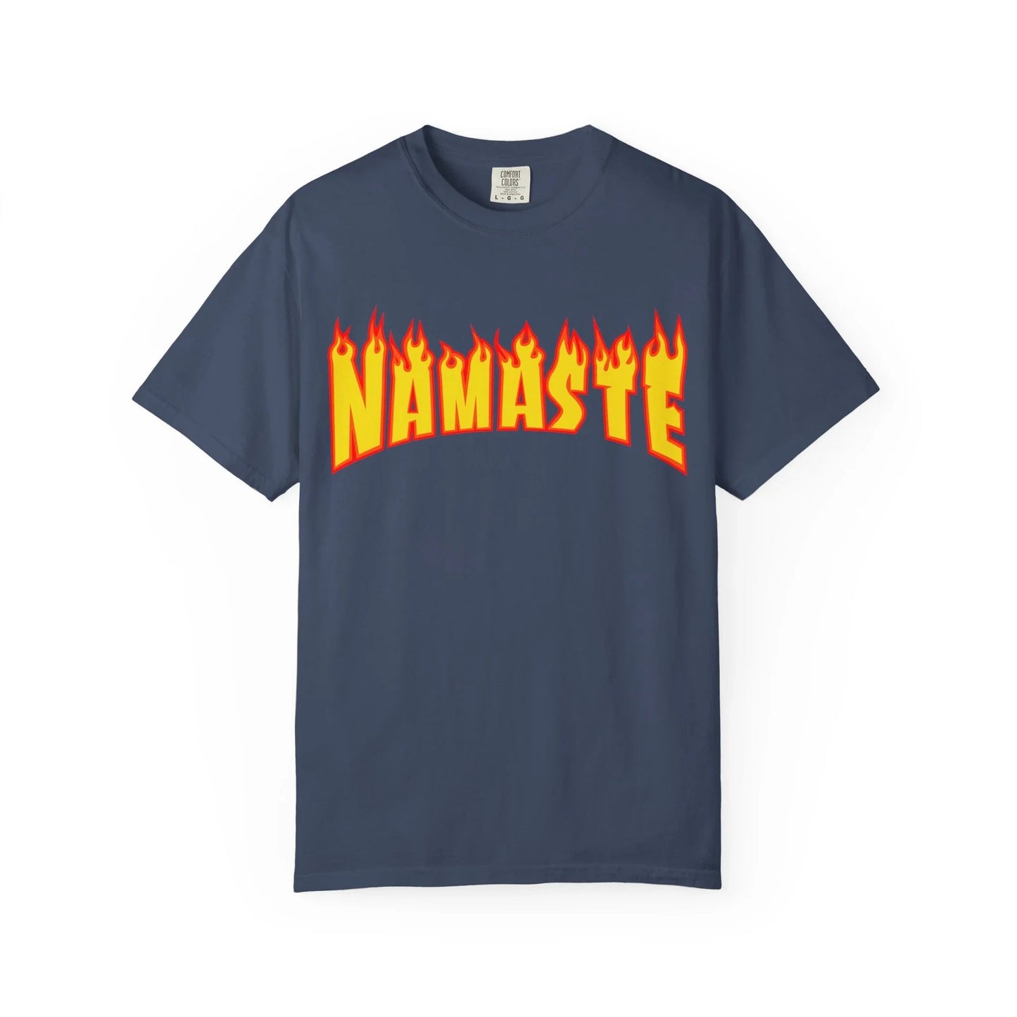 NAMASTE Thrasher Unisex Shirt – Garment-Dyed Organic Cotton Yoga T-Shirt by Yune Yoga-8