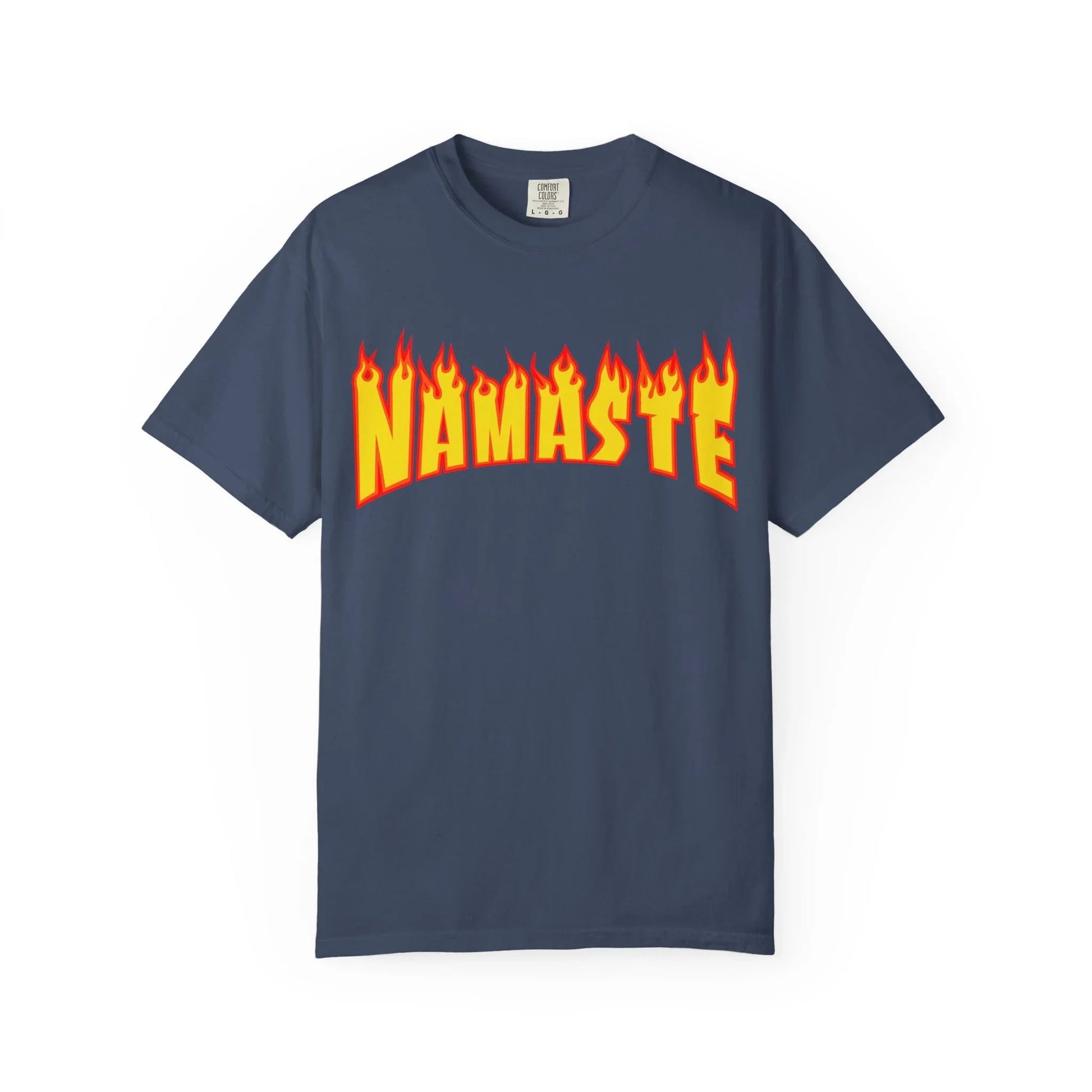 NAMASTE Thrasher Unisex Shirt – Garment-Dyed Organic Cotton Yoga T-Shirt by Yune Yoga-8