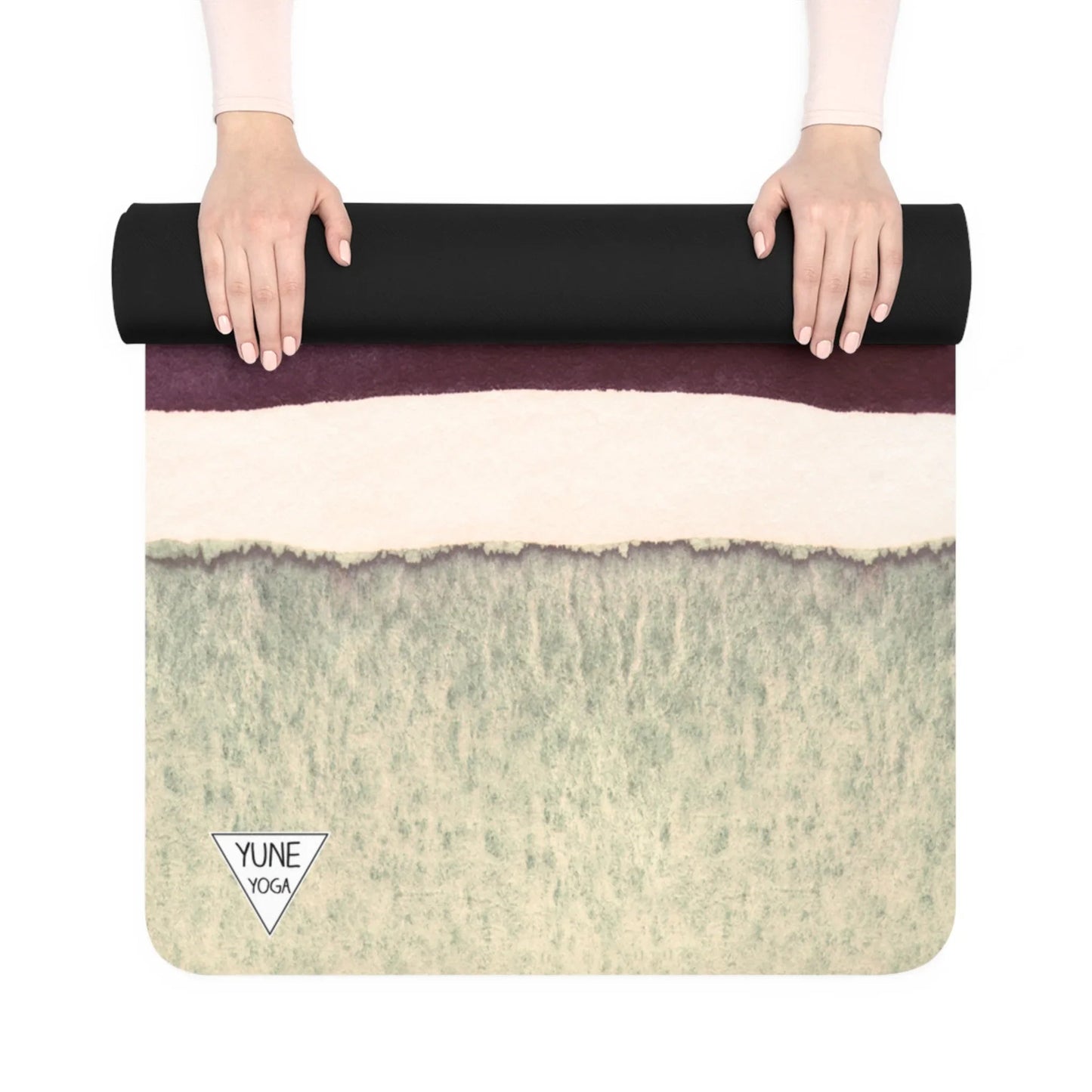 Natural Rubber Yoga Mat – 3mm Eco-Friendly, Non-Slip Mat for Hot Yoga, Pilates & Daily Practice | Aphrodite | Yune Yoga