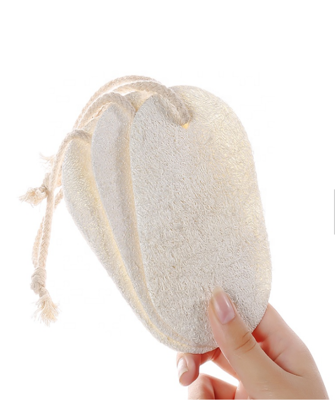 #1 NATUAL LOOFAH BATH SPONGE  - 6" Pure Body Exfoliation