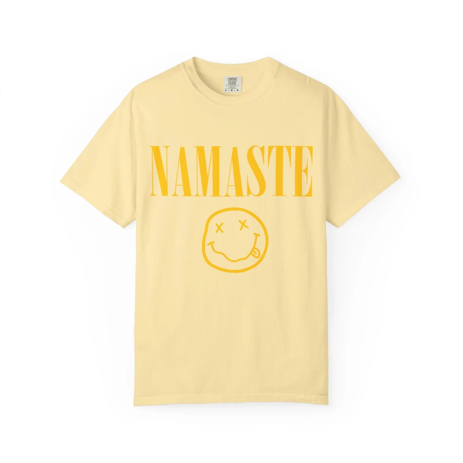 NAMASTE Nirvana Unisex Shirt – Garment-Dyed Organic Cotton Yoga T-Shirt by Yune Yoga-2