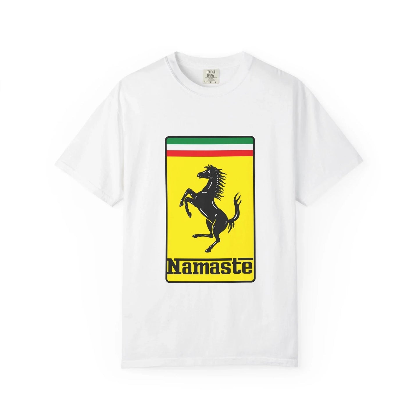 Namaste Retro Graphic Unisex T-shirt - Comfortable Casual Wear, Perfect for Yoga Lovers, Gifts for Him/Her, Relaxed Fit Tee, Summer Style-0