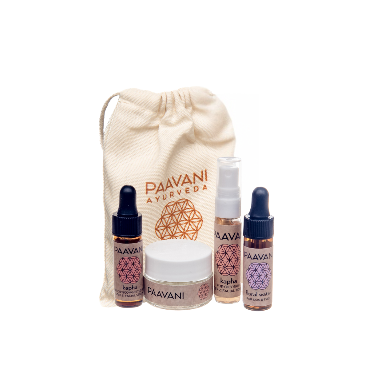 Kapha Skincare Ritual | Sample Size Ayurvedic Kit for Oily Skin-0
