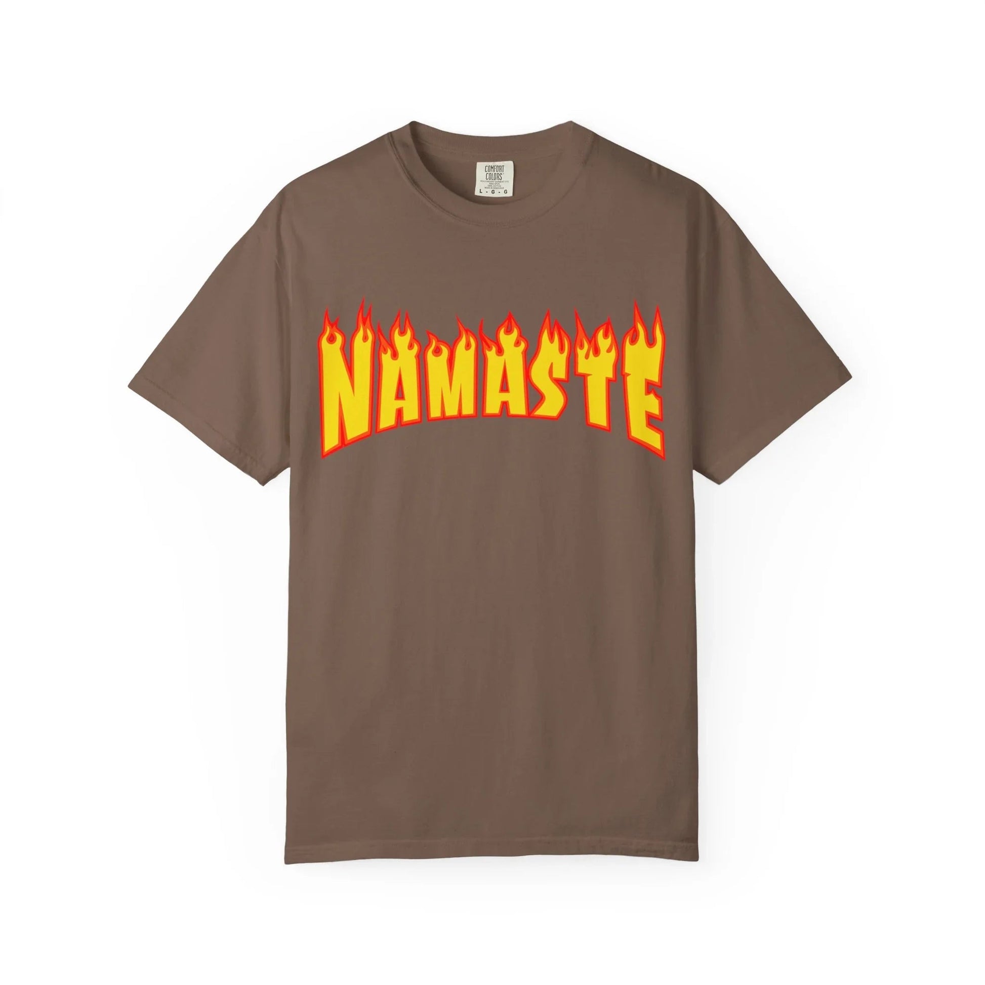 NAMASTE Thrasher Unisex Shirt – Garment-Dyed Organic Cotton Yoga T-Shirt by Yune Yoga-4