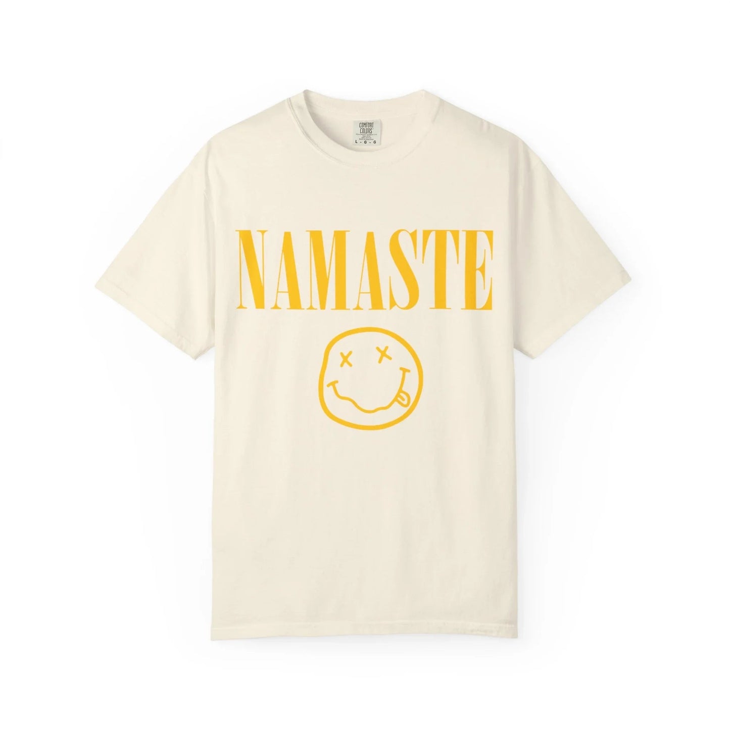 NAMASTE Nirvana Unisex Shirt – Garment-Dyed Organic Cotton Yoga T-Shirt by Yune Yoga-1