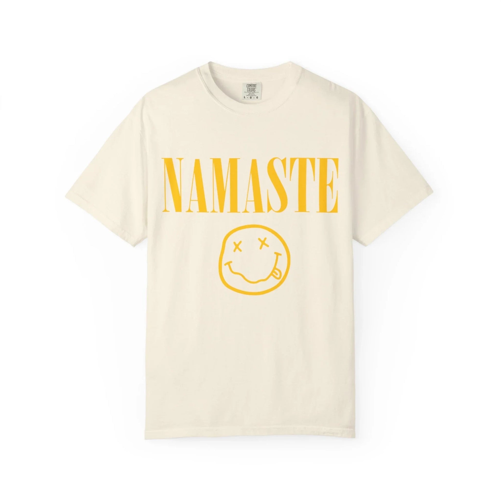 NAMASTE Nirvana Unisex Shirt – Garment-Dyed Organic Cotton Yoga T-Shirt by Yune Yoga-1