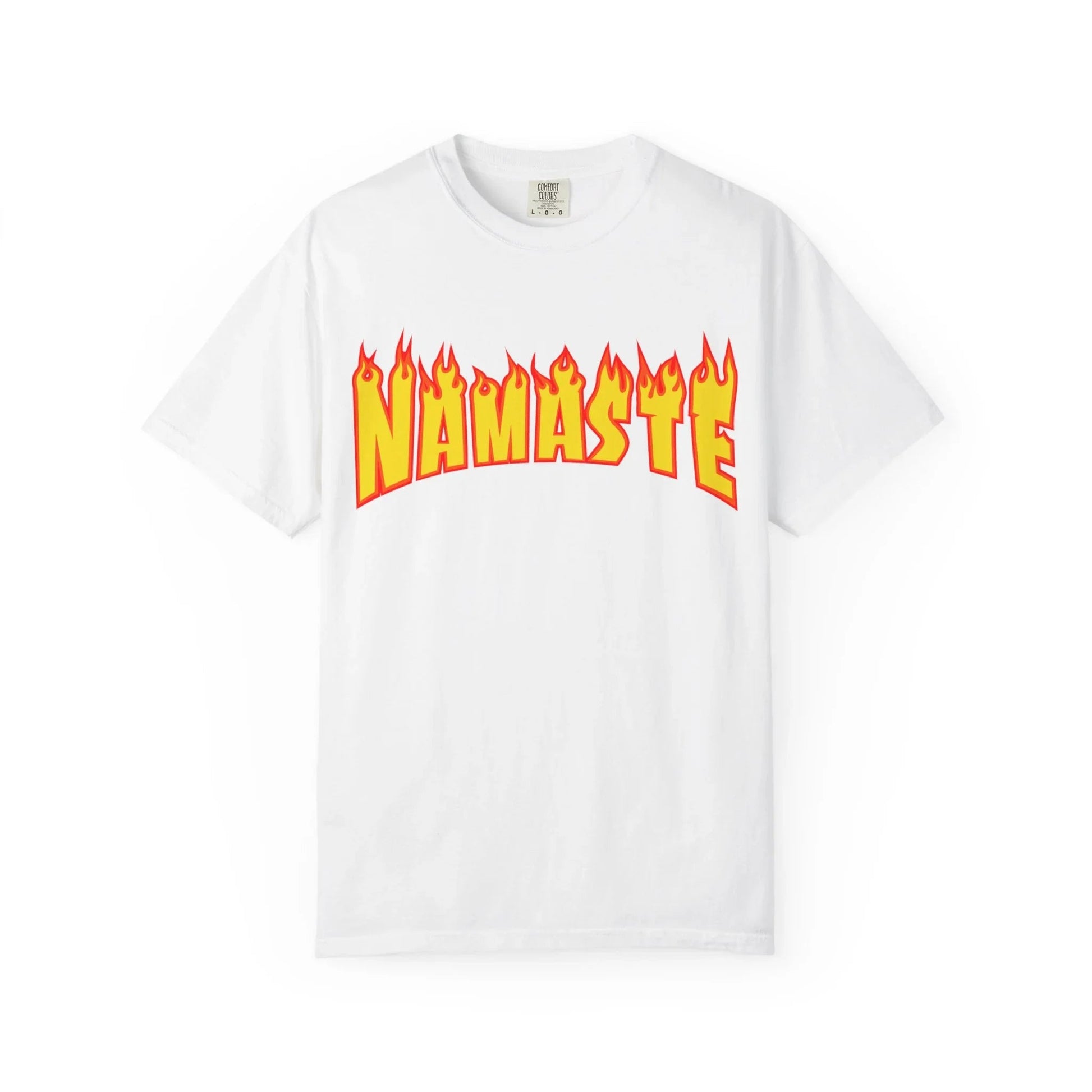 NAMASTE Thrasher Unisex Shirt – Garment-Dyed Organic Cotton Yoga T-Shirt by Yune Yoga-0