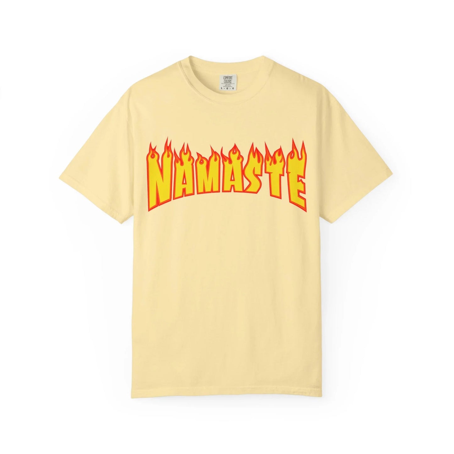 NAMASTE Thrasher Unisex Shirt – Garment-Dyed Organic Cotton Yoga T-Shirt by Yune Yoga-2