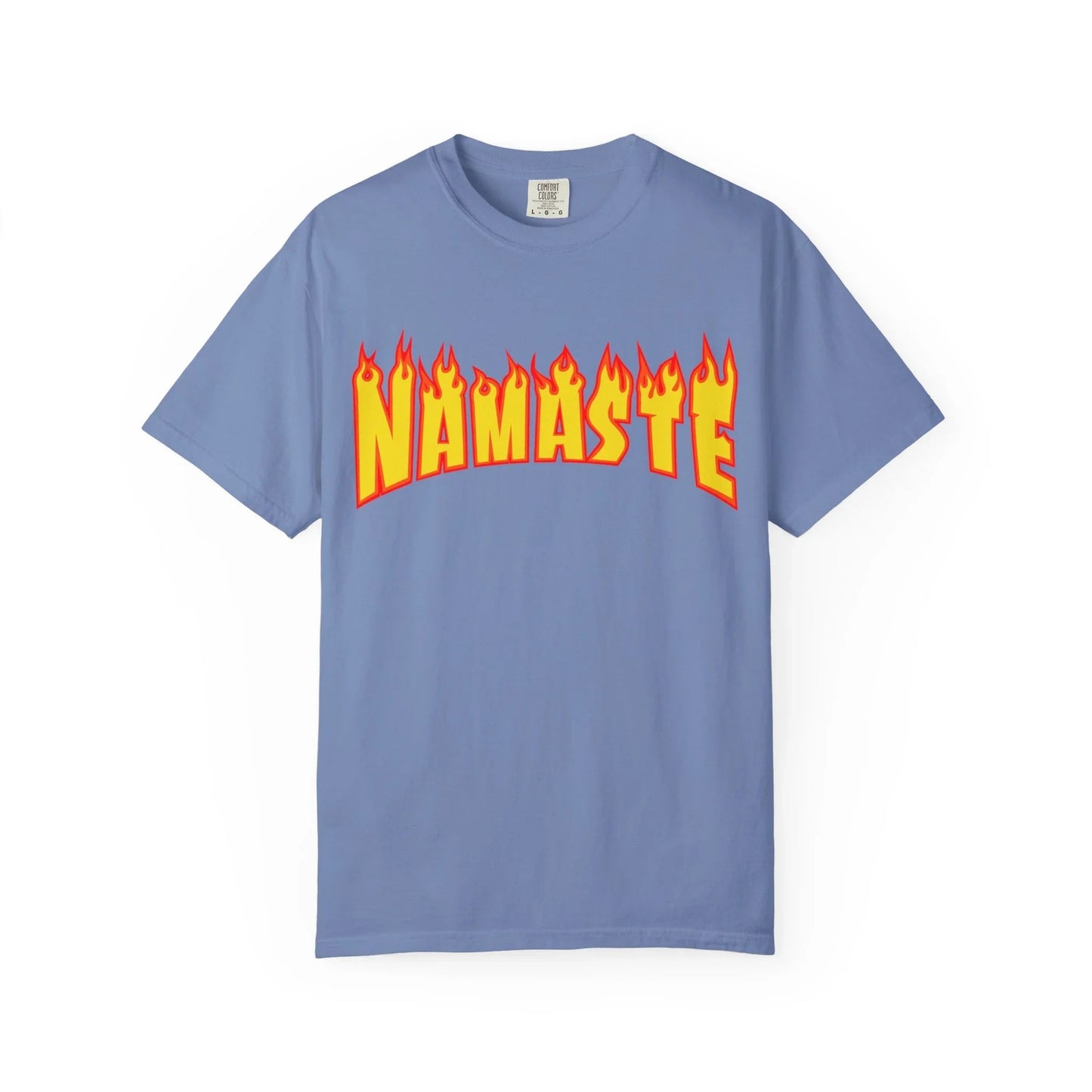 NAMASTE Thrasher Unisex Shirt – Garment-Dyed Organic Cotton Yoga T-Shirt by Yune Yoga-9