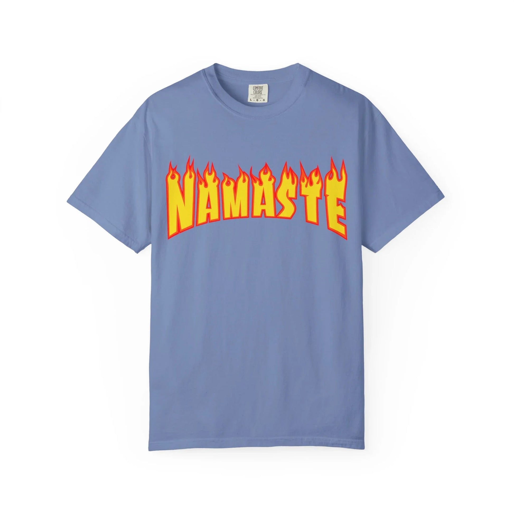 NAMASTE Thrasher Unisex Shirt – Garment-Dyed Organic Cotton Yoga T-Shirt by Yune Yoga-9