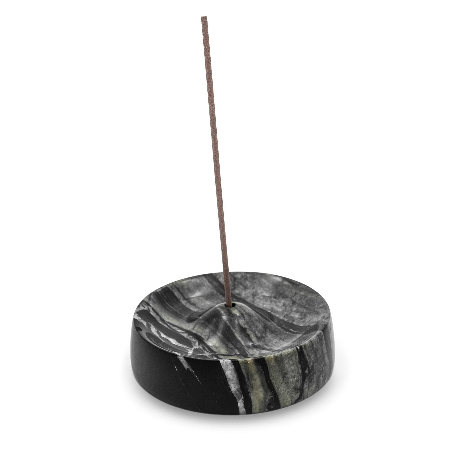 Incense Holder - Black Marble-0