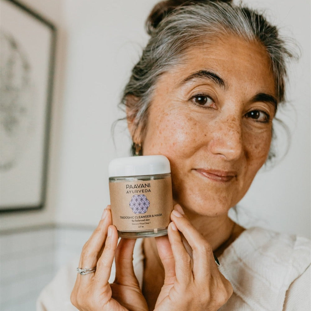 Return to Self Cleanse Ritual | Tridoshic Face Mask with Cleansing Grains for Balanced, Radiant Skin