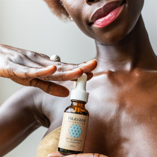 Soothing & Cooling Face Oil Ritual | Pitta Serum for Sensitive Skin
