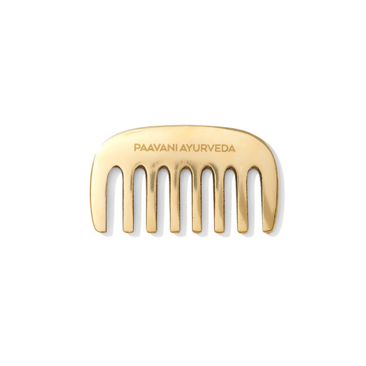 Kansa Comb | Ayurvedic Tool for Hair Growth & Scalp Health-0