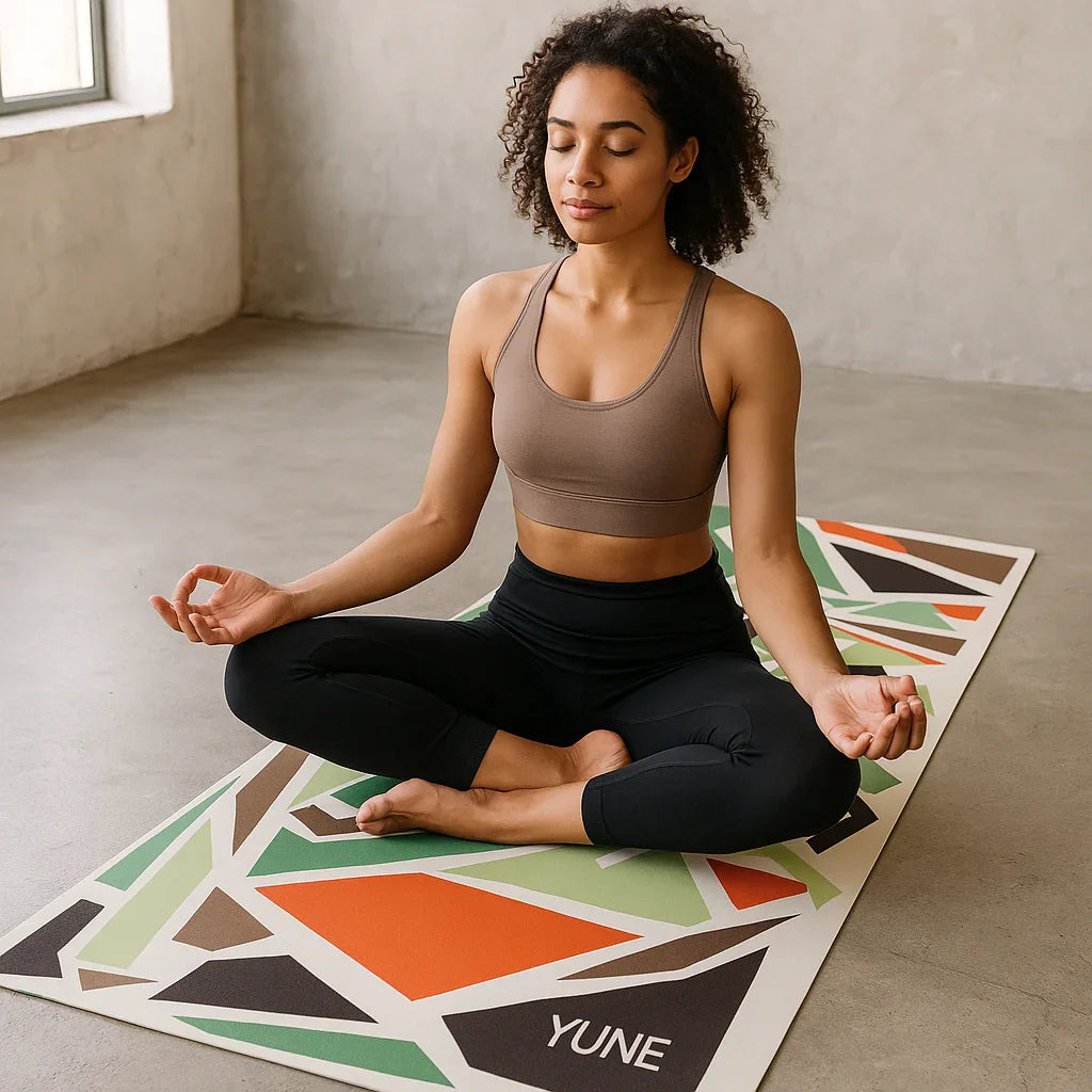Yoga Mat | 6mm Thick | Multicolor | Non-Slip | Eco Friendly | Yune Yoga | Billie-1