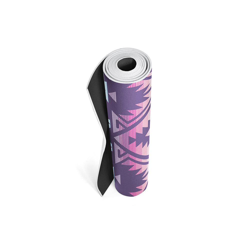Jerome Midnight Yoga Mat – 6 mm Extra Thick, Double-Sided Non-Slip, Eco-Friendly PER with Deep Purple Midnight Design | Yune Yoga-4