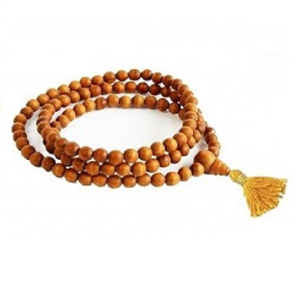 Sandalwood Mala Ritual | 108 Bead Sacred Prayer Necklace for Japa & Meditation