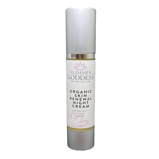 Organic Skin Renewal Night Face Cream - Hydrates & Lifts-0
