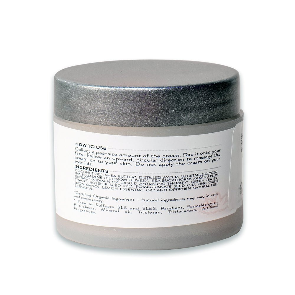 Organic Vitamin C Face Cream Reef-Safe SPF 30 - Brightens and Tightens Skin-4