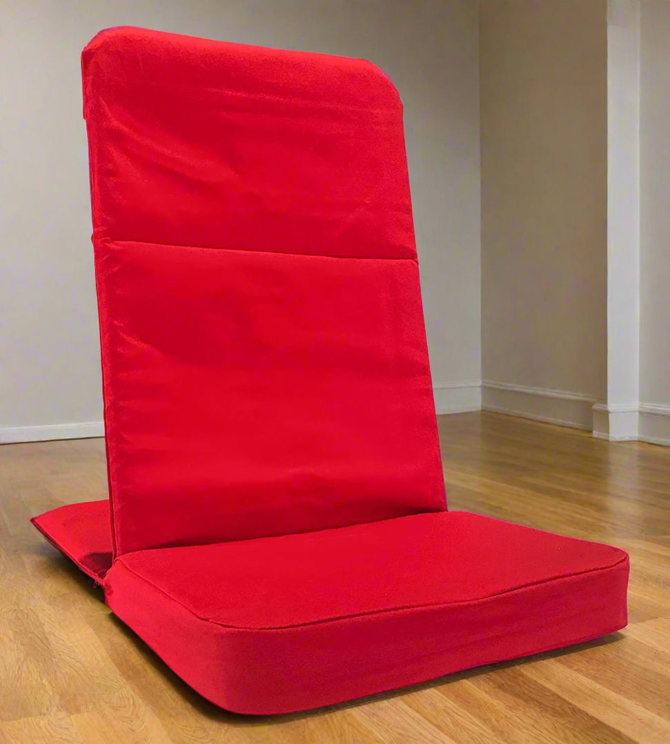 Folding Meditation Chair | Portable Floor Chair with Back Support for Yoga & Sacred Practice