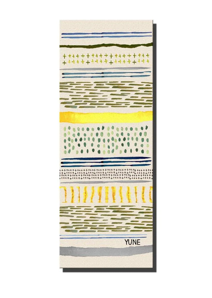 Yoga Mat | 6mm Thick | Beige| Non-Slip | Eco Friendly | Yune Yoga | Reed-0